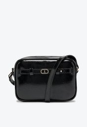 Bolsa Tiracolo Média Madri Verniz Preta