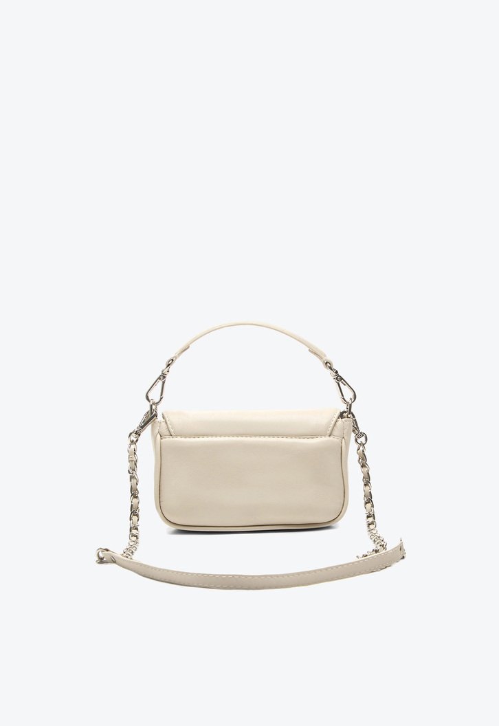 Bolsa Tiracolo Diamonds Pequena Bege