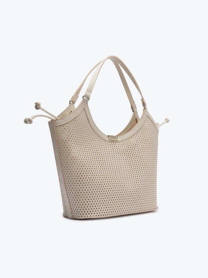 Bolsa Tote Grande Telada Branca