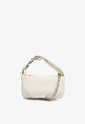 Bolsa Tiracolo Branca Schutz Pequena Vibe Couro