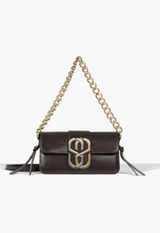 Bolsa Marrom Schutz Shoulder Bold Couro