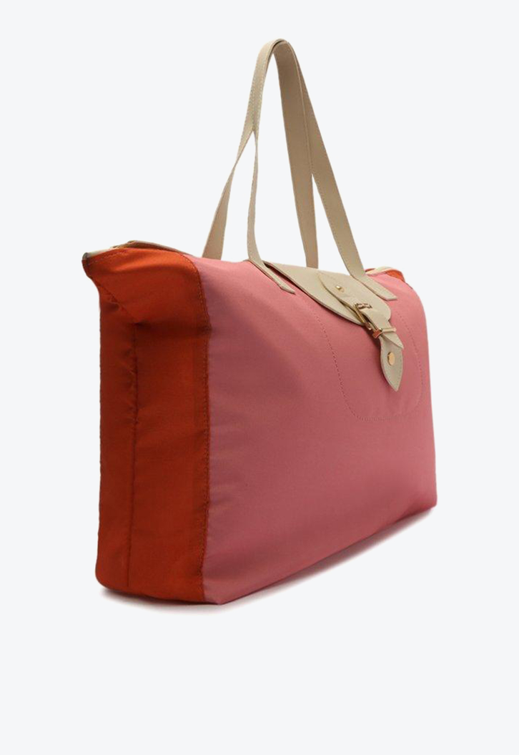 Bolsa Shopping Rosa Anacapri Confete Caloi Grande