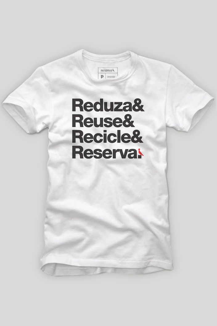 Camiseta Branca Reserva Greenk Recicle