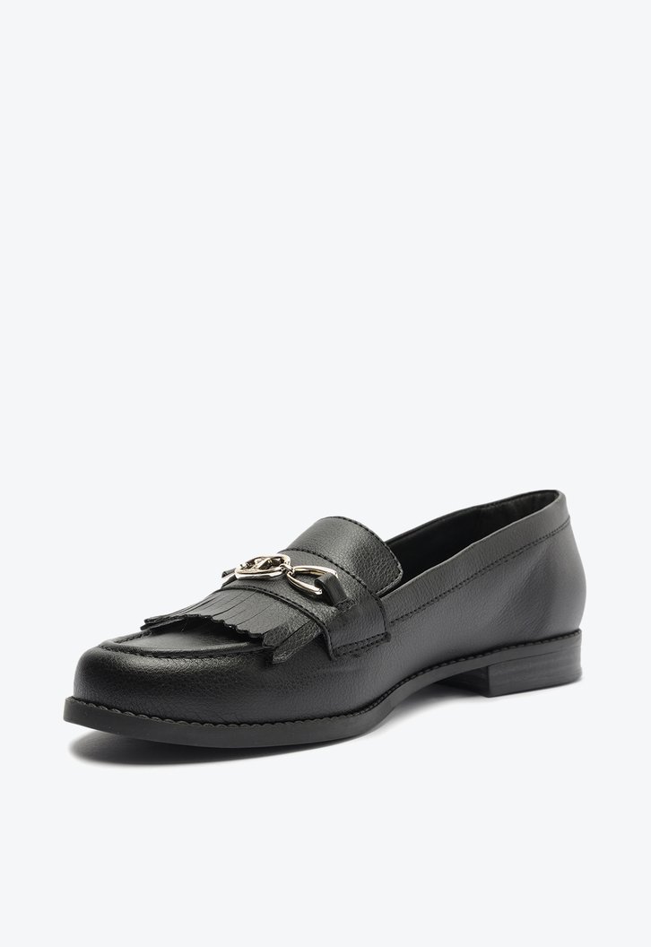 Mocassim Preto Franjas