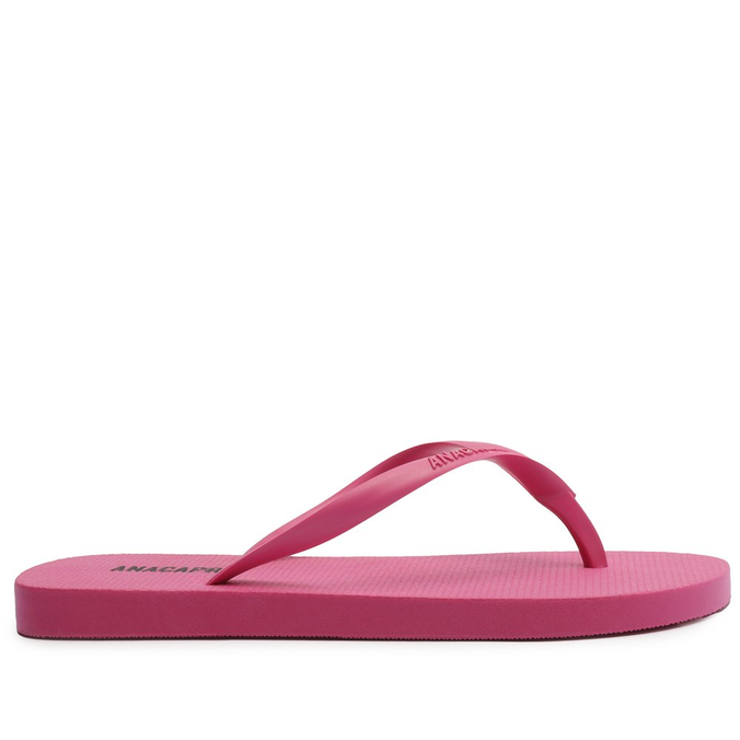 Kit Chinelo Branco e Bolsa Rosa Flork