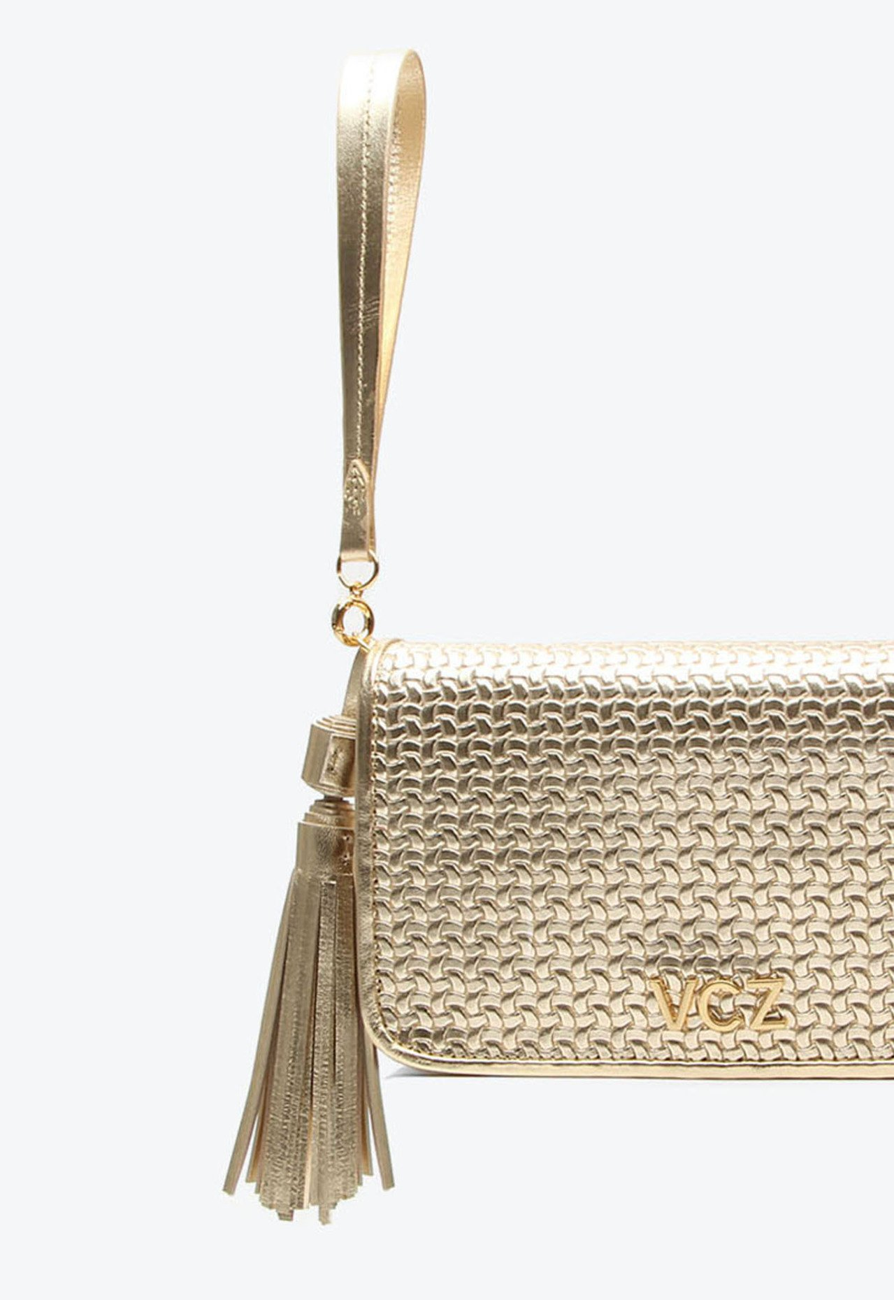 Bolsa Clutch Thais Pequena Dourada | ZZ MALL
