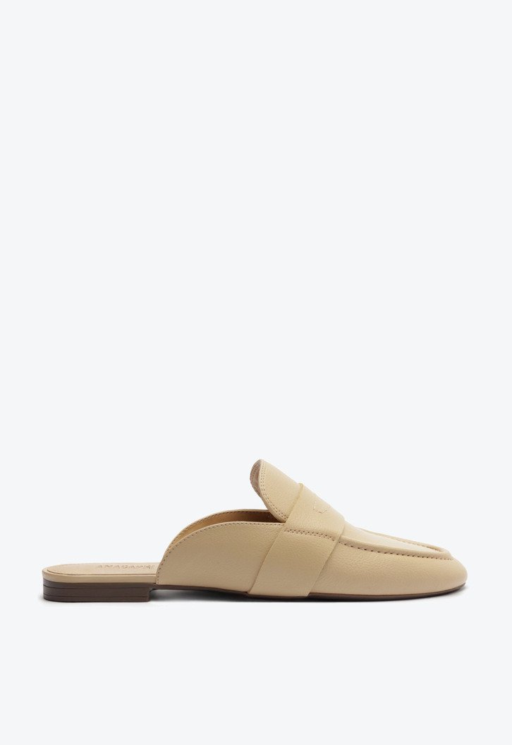 Mule Liso Monocolor Bege