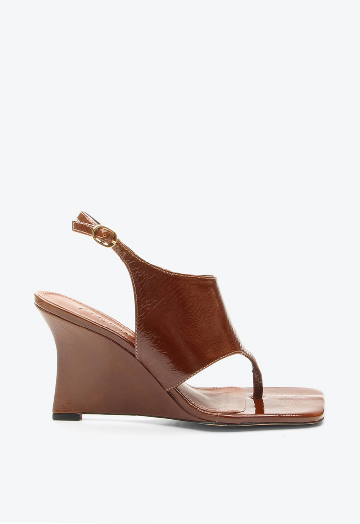 Sandália Anabela Mineápolis Marrom