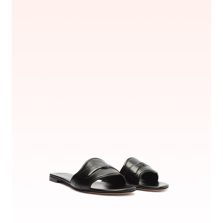 Padded Clarita Slide Black