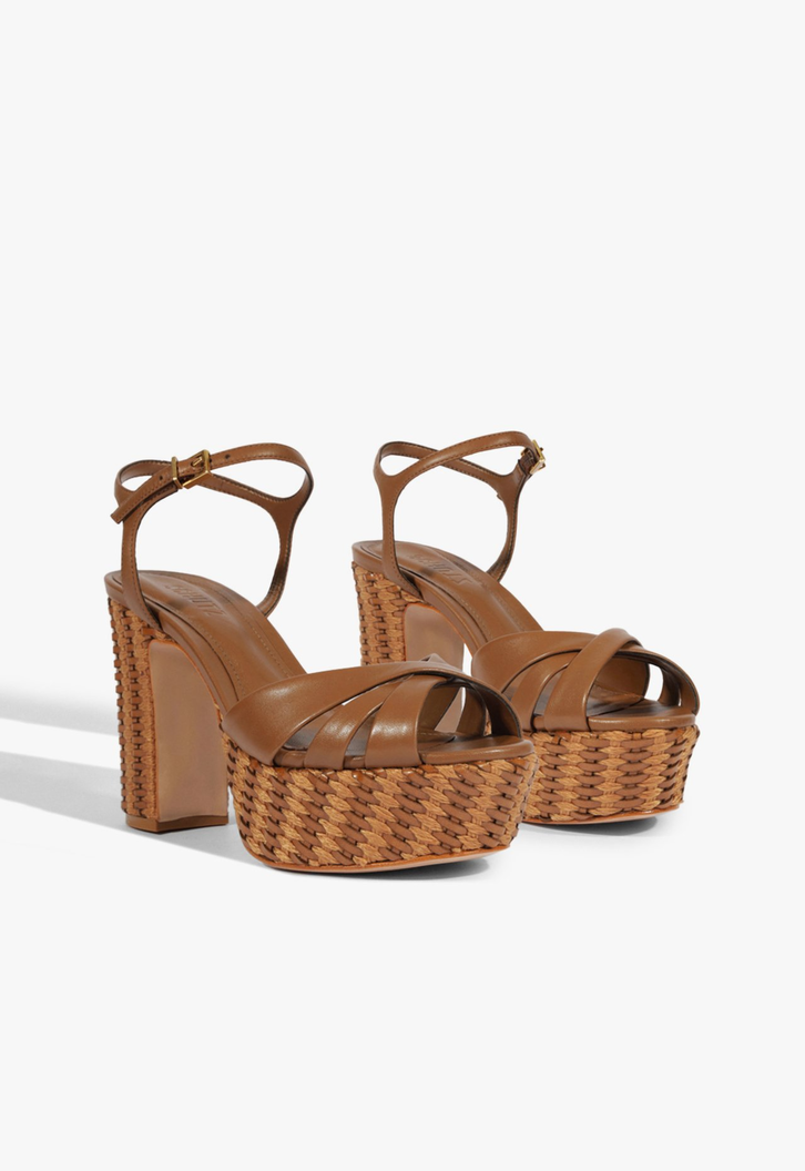 Sandália Marrom Schutz Keefa Couro | ZZ MALL