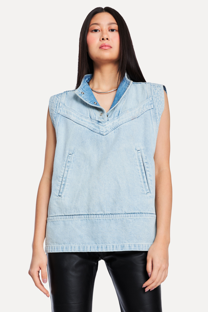 MAXI AZUL REVERSA COLETE JEANS