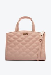 Bolsa Tote Rosa Anacapri Média Matelassê Triangular