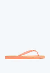 Chinelo De Dedo Laranja Arezzo Brizza Tiras Jelly