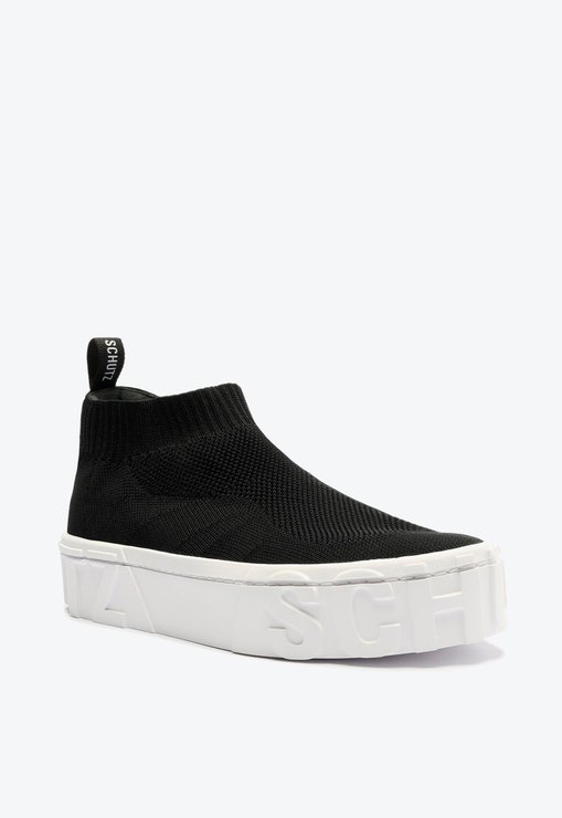 Tênis Slip On Preto Schutz Mauli Knit