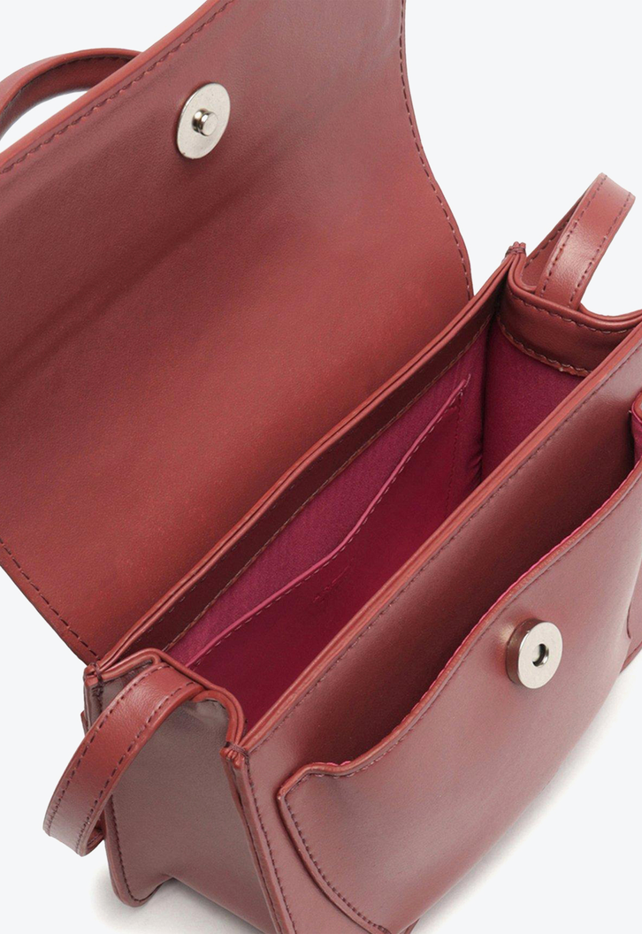 Bolsa Tiracolo Bordô Arezzo Mirela Pequena