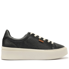 Tênis Flatform Preto Anacapri Brilhoso Cool