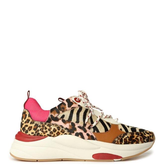 Tênis Arezzo Animal Print Multimaterial Esportivo | ZZ MALL
