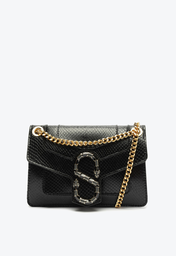 Bolsa Tiracolo Preta Schutz Pequena Poison Couro
