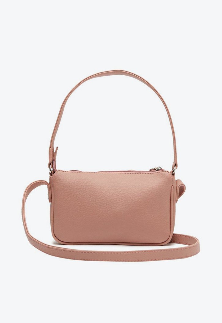 Bolsa Crossbody Nude Anacapri Baguete Básica Pequena