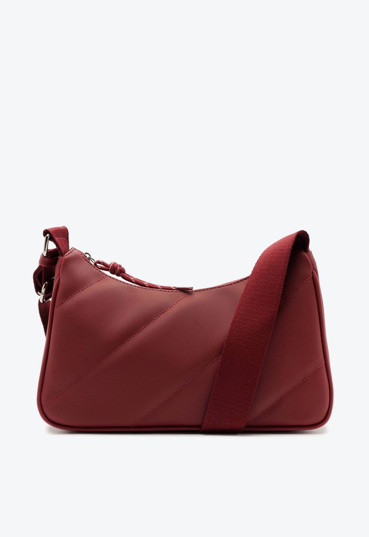 Bolsa Tiracolo Média Alça Gorgurão Vermelha