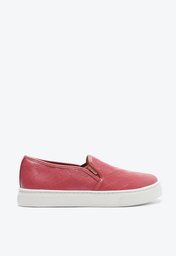 Tênis Slip On Rosa Anacapri Sola Alta Texturas