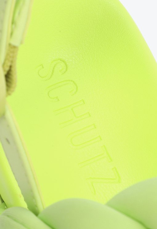 Sandália Papete Braider New Gen Verde Neon