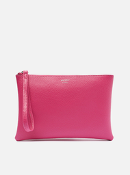 Pouch Rosa Arezzo Pequena Alça