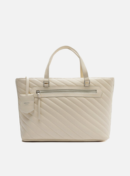 Bolsa Bag Tote Off-white Arezzo Grande Matelassê Charm