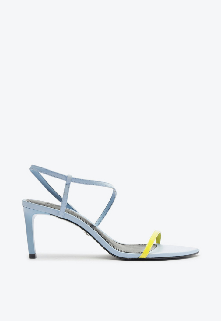 Sandália Azul E Amarela Neon Schutz Detail E | ZZ MALL