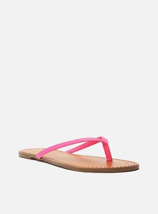 KIT FLIP FLOP E BAG ROSA AREZZO