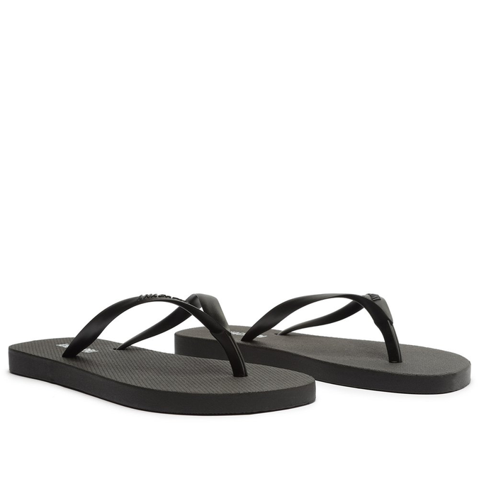Kit Chinelo Preto e Ecobag Flork
