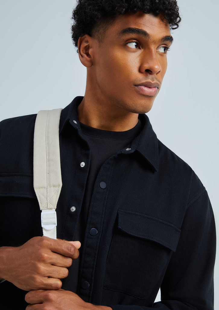 Camiseta Preto Hering Básica Masculina Em Algodão Peruano