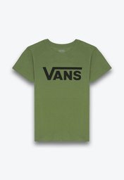 Camiseta Flying V Crew Ss Loden Green White