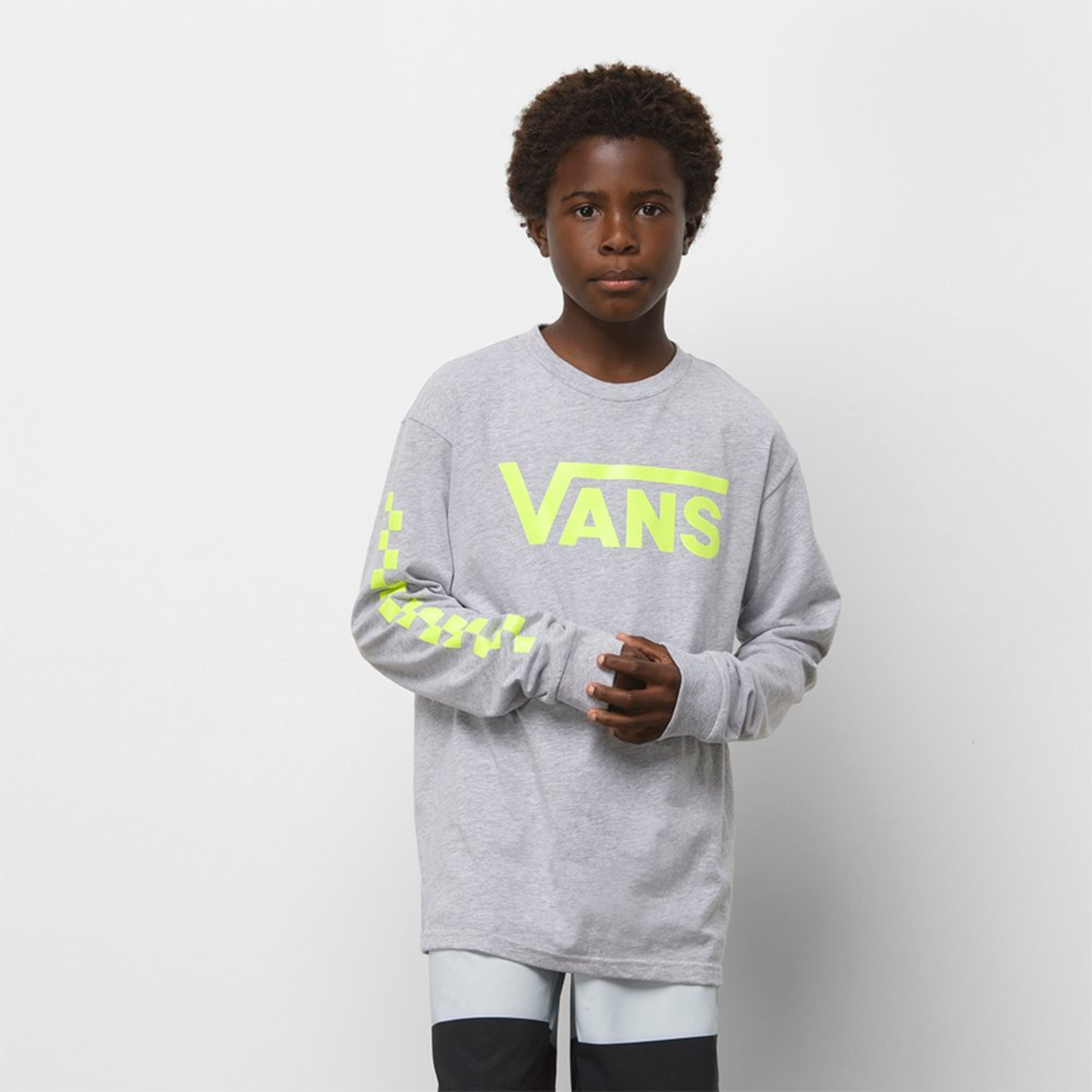 Camiseta Vans Classic Sleeve Check Infantil | ZZ MALL