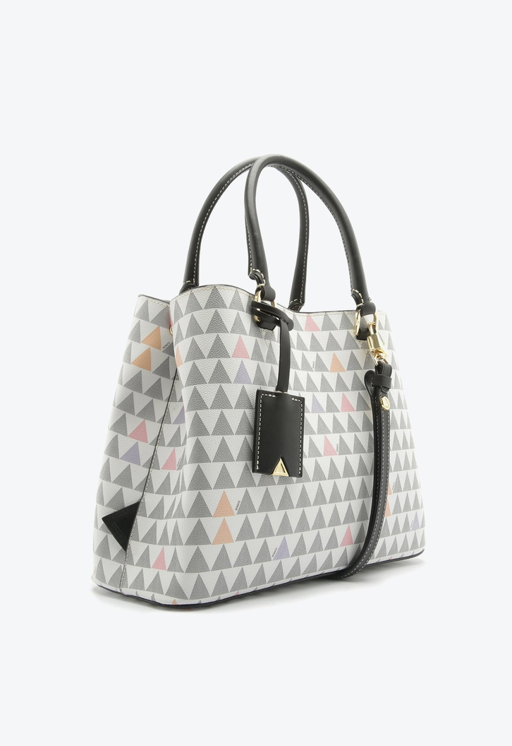 Bolsa Tote Branca Schutz Lara New Triangle | Zz Mall