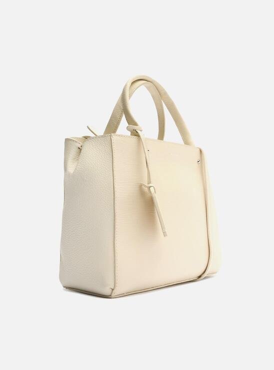 BOLSA TOTE OFF-WHITE AREZZO COURO WAVE BELLA MÉDIA