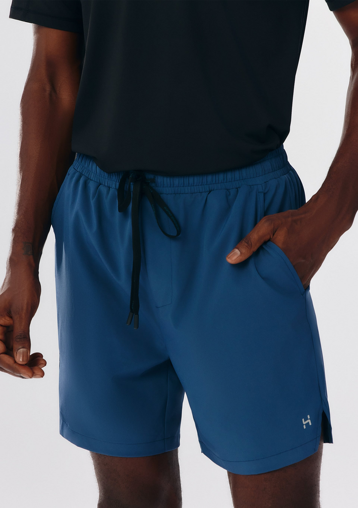 Bermuda Esportiva  Azul Hering Masculina Secagem Rápida