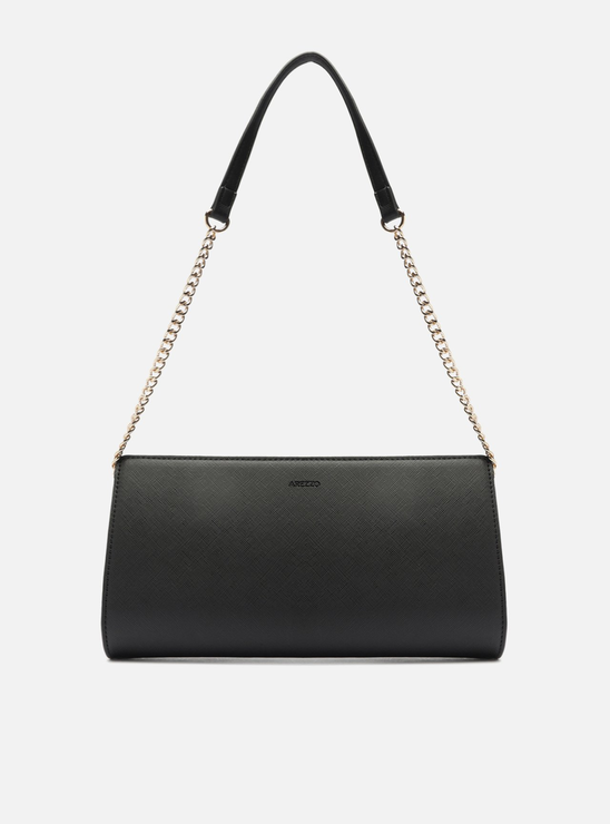 Bolsa Preta Média Tiracolo Corrente