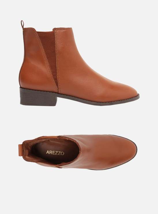 Bota Marrom Cano Médio