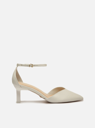 Scarpin Off White Arezzo Salto M dio
