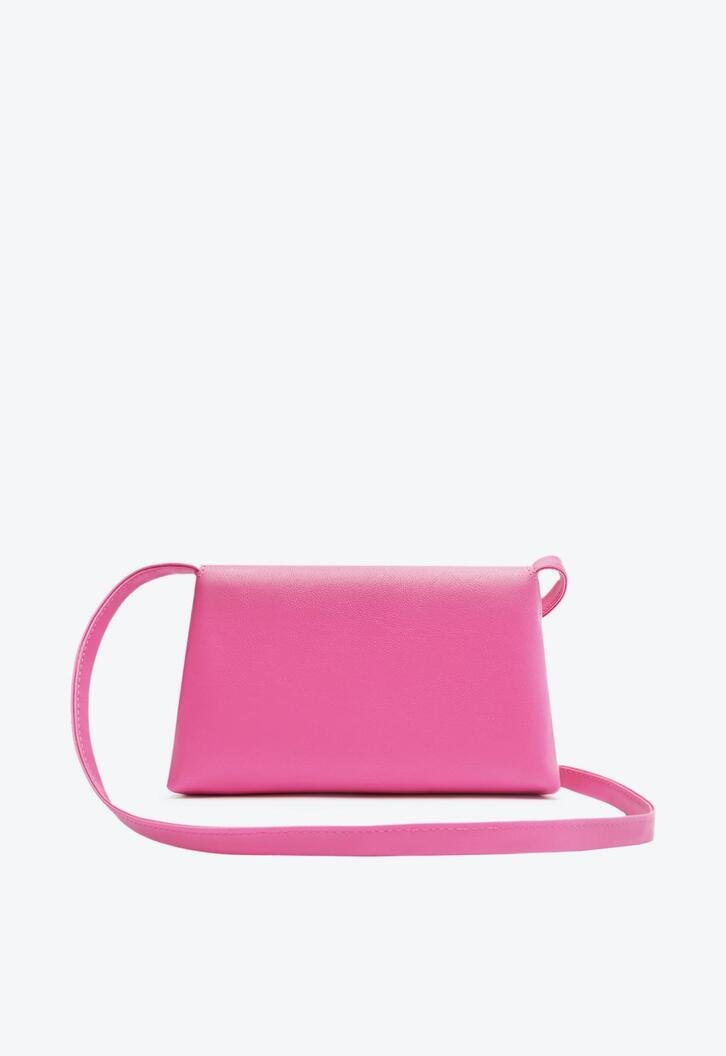 Crossbody Rosa Pink Aba Retangular Média