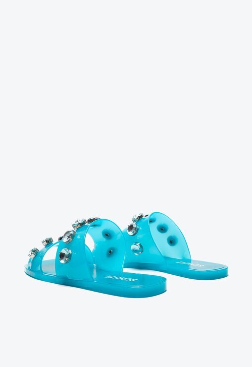 SANDÁLIA RASTEIRA AZUL SCHUTZ JELLYS STUDS