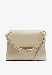 Bolsa Tiracolo Branca Anacapri Mônaco Média