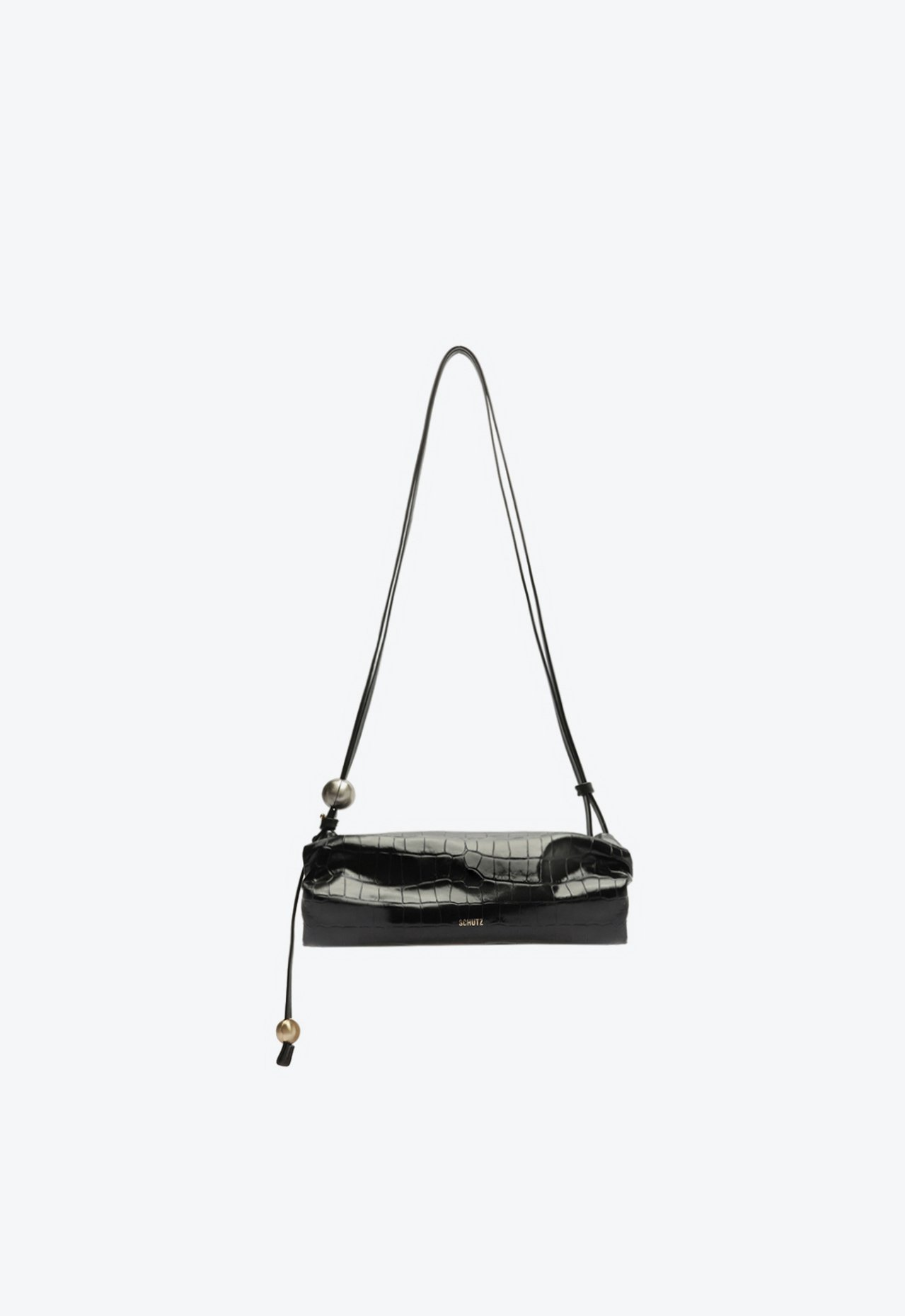 Bolsa Tiracolo Preta Schutz Lessie Couro | ZZ MALL