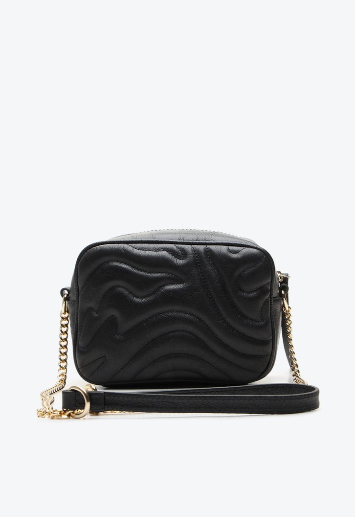 Bolsa Tiracolo Preta Vicenza Adele Pequena
