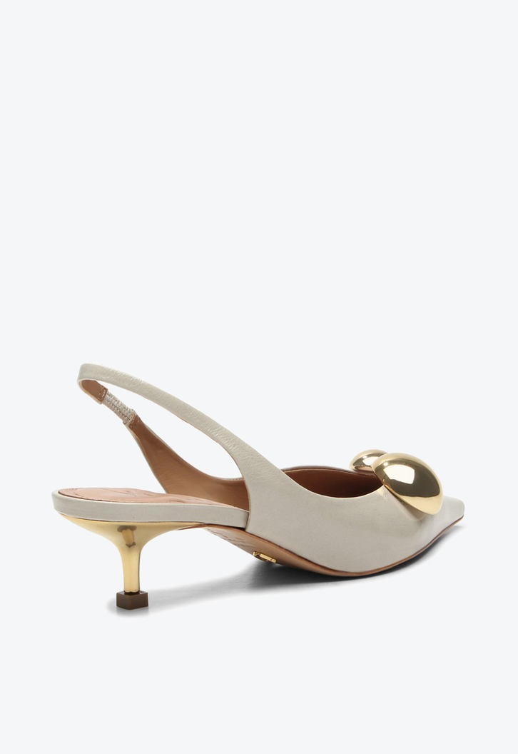Slingback Olga Cinza