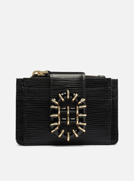 Porta-cartões Vermelho Arezzo Couro Metal Resinado | ZZ MALL