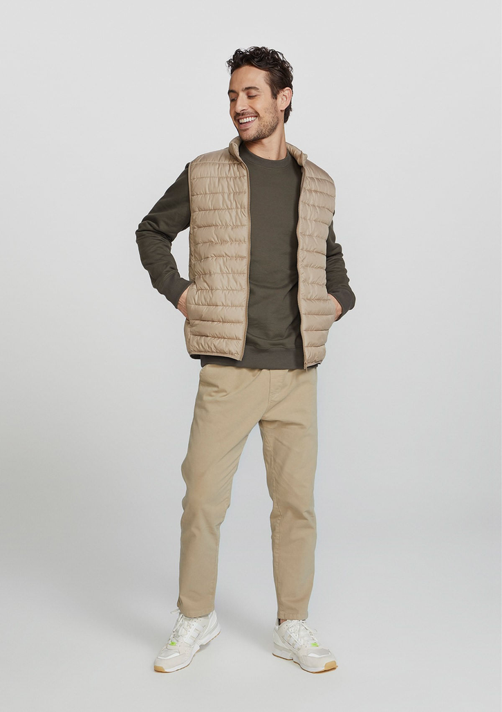Colete Básico Marrom Hering Puffer Comfort