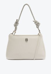 Bolsa Crossbody Branca Anacapri Baguete Pequena Alça Glam