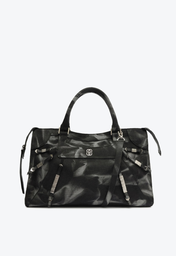 Bolsa Tote Jeans Preta Schutz Tessa